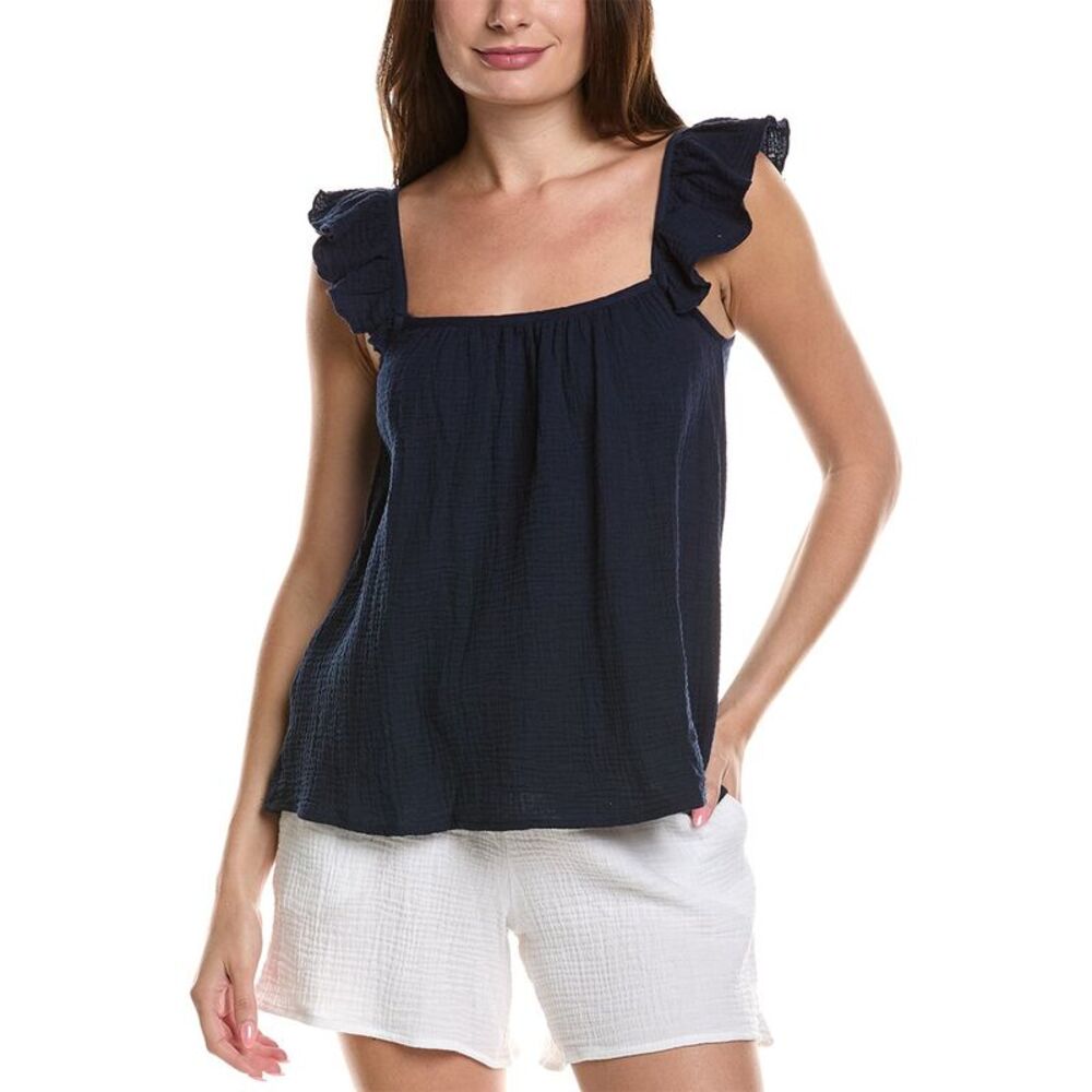 Petite Plume Womens  Celeste Top, Blue